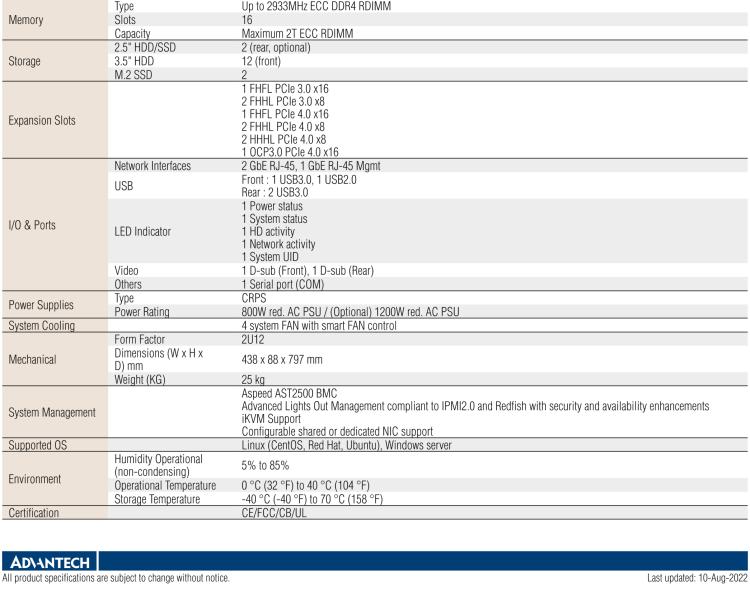 研華SKY-7260S3P 2U 高性能機架式服務器 搭載AMD EPYC? 7003 處理器