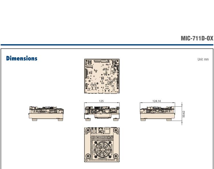 研華MIC-711D-OX MIC-711D-OX 是一款基于英偉達(dá)Jetson Orin NX 的 AI 開發(fā)套件，含有多個(gè) I/O 接口，使客戶可以靈活開發(fā)新項(xiàng)目。