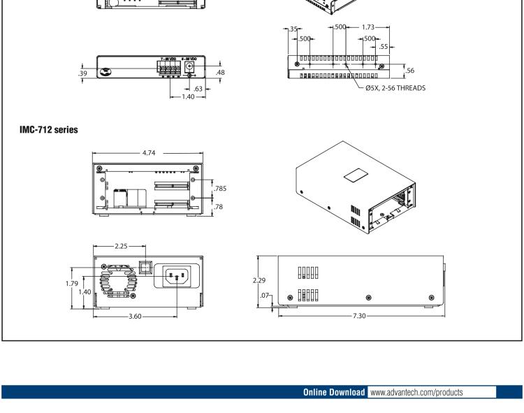 研華IMC-716-2AC-US-A Managed Modular 6-slot Media Converter Chassis, 2 AC Power (also known as MediaChassis 850-10953-2AC)