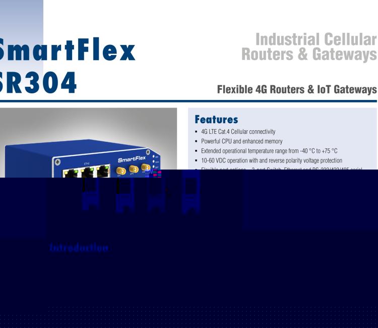 研華BB-SR30410125 SmartFlex, EMEA/LATAM/APAC, 5x Ethernet, Wi-Fi, Metal, International Power Supply (EU, US, UK, AUS)