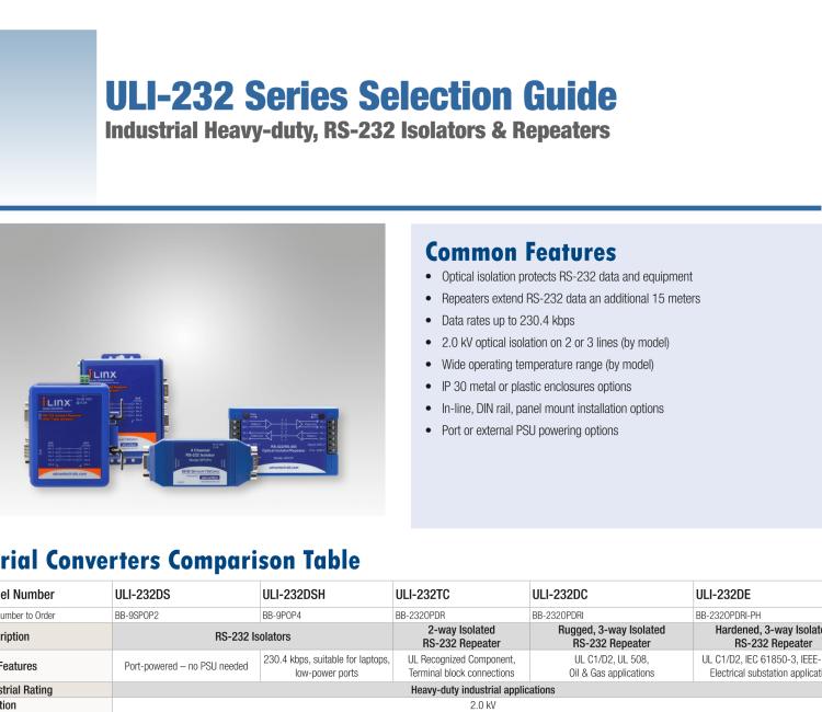 研華BB-9SPOP2 ULI-232DS 9針RS-232隔離器，DB9公頭至DB9母頭，端口供電